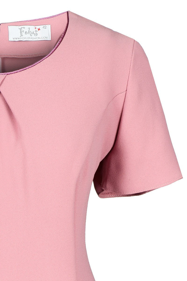 Sukienka FSU254 RÓŻOWY BRUDNY