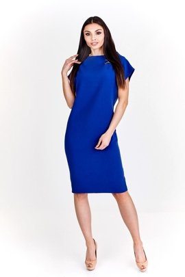 Sukienka FSU775 CHABROWY CIEMNY