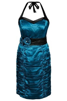 Sukienka FSU190 NIEBIESKI MORSKI