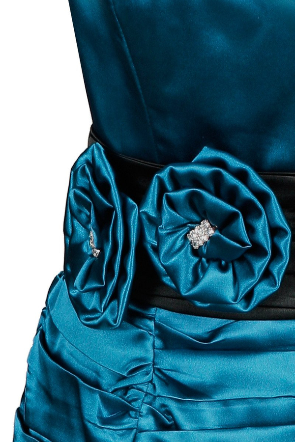 Sukienka FSU190 NIEBIESKI MORSKI