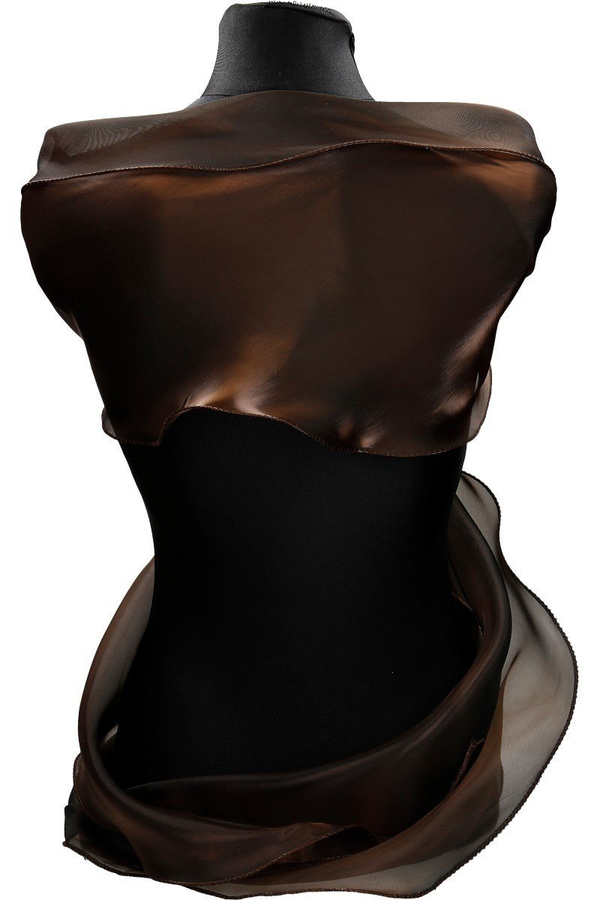 Szal FSZ056 CZEKOLADOWY CIEMNY