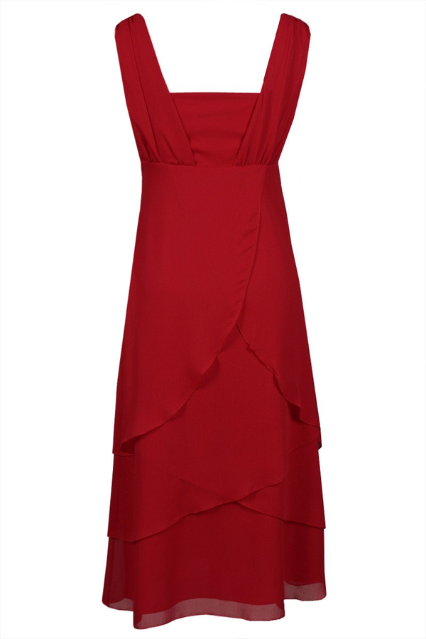 Sukienka FSU220 CZERWONY