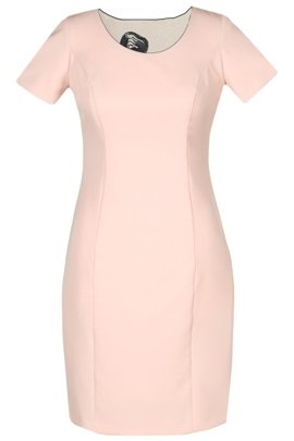 Sukienka FSU694 ŁOSOIOWY JASNY