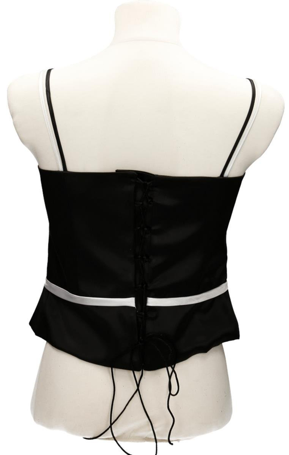 Gorset FGR008 CZARNY + BIAŁY