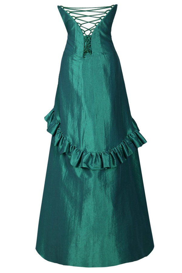 Sukienka FSU136 ZIELONY MORSKI