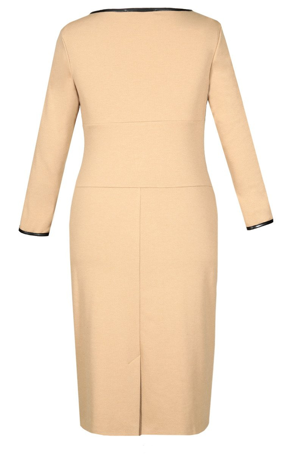 Sukienka FSU761 CAPPUCCINO + CZARNY