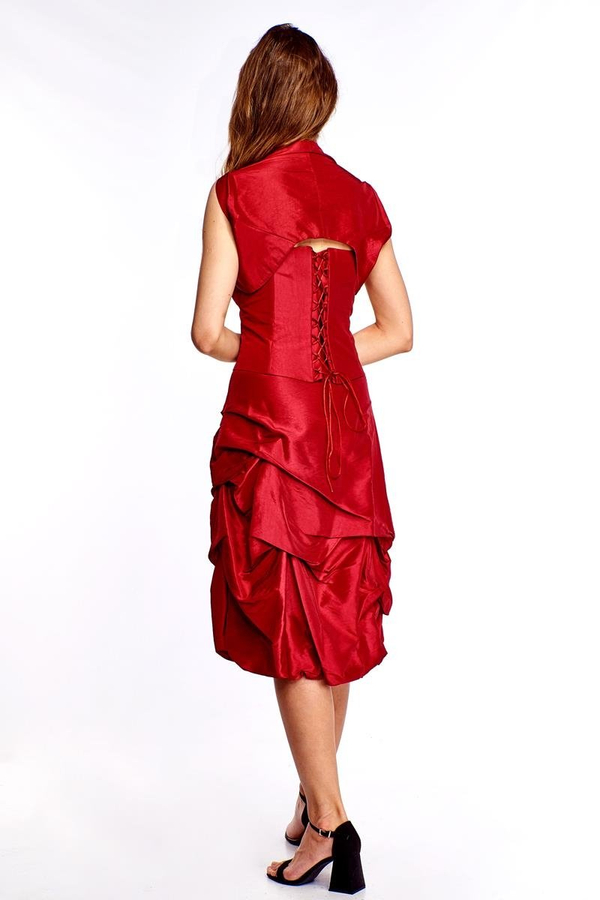 Sukienka FSU134 RUBINOWY