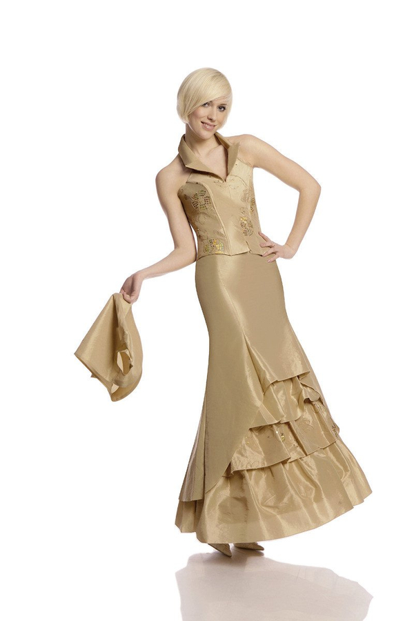 Sukienka FSU058 SZAMPAN