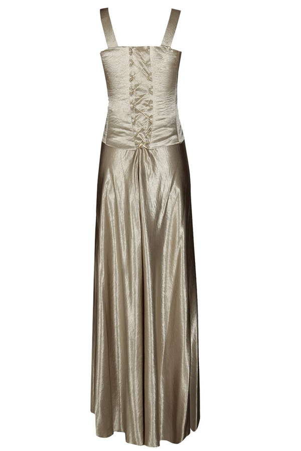 Sukienka FSU001 BEŻOWY CIEMNY