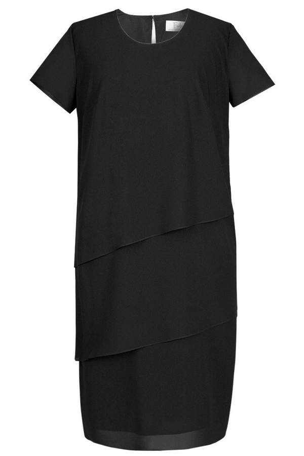 Sukienka FSU1115 CZARNY gładki