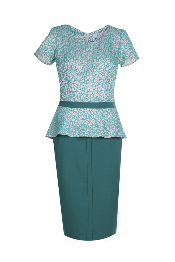 Garsonka FGA345ZIELONY MORSKI EKRI