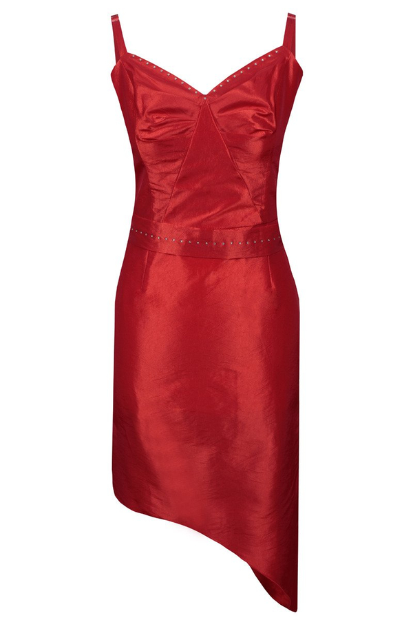 Sukienka FSU155 CZERWONY