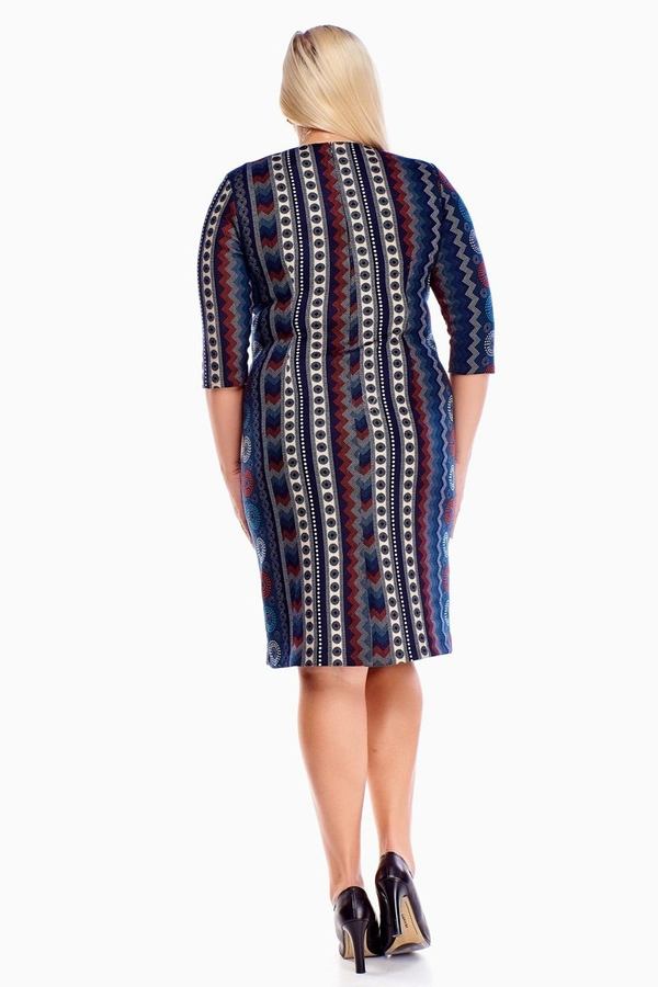 Sukienka FSU893 ZIELONY kółka