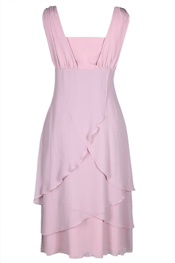 Sukienka FSU220 RÓŻOWY JASNY