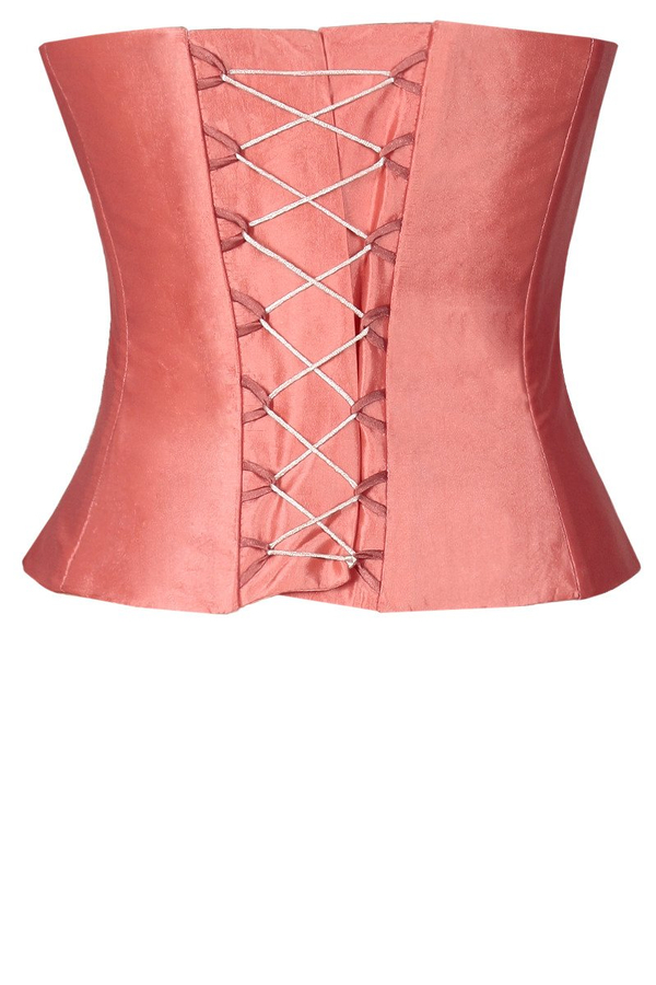 Gorset FGR042 ŁOSOSIOWY tafta