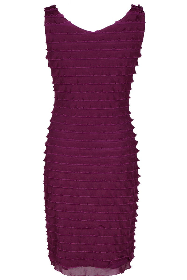 Sukienka FSU194 AMARANT CIEMNY