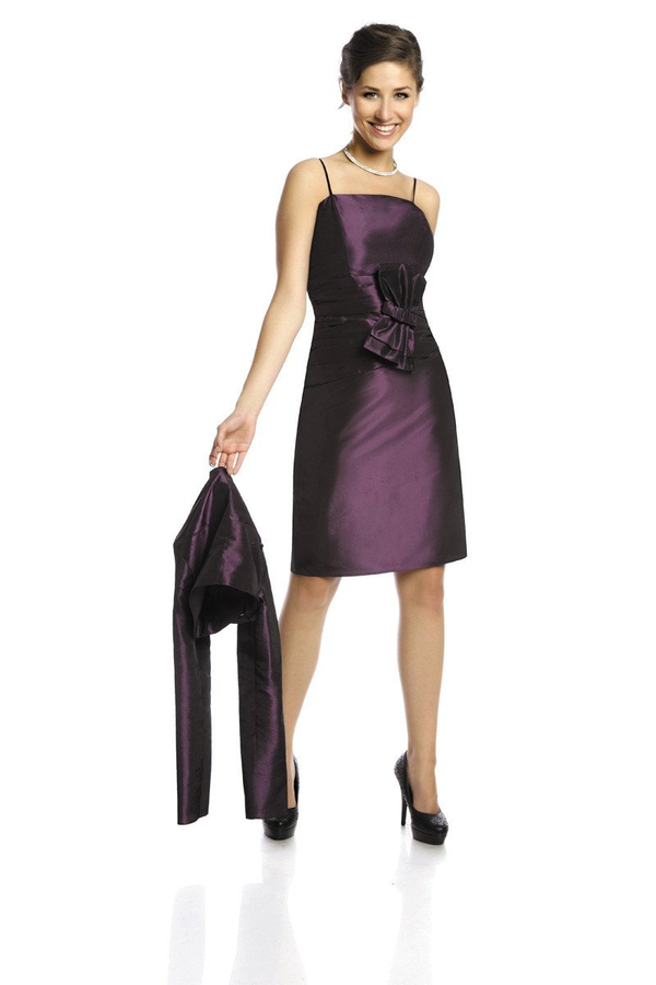 Sukienka FSU202 ŚLIWKOWY CIEMNY