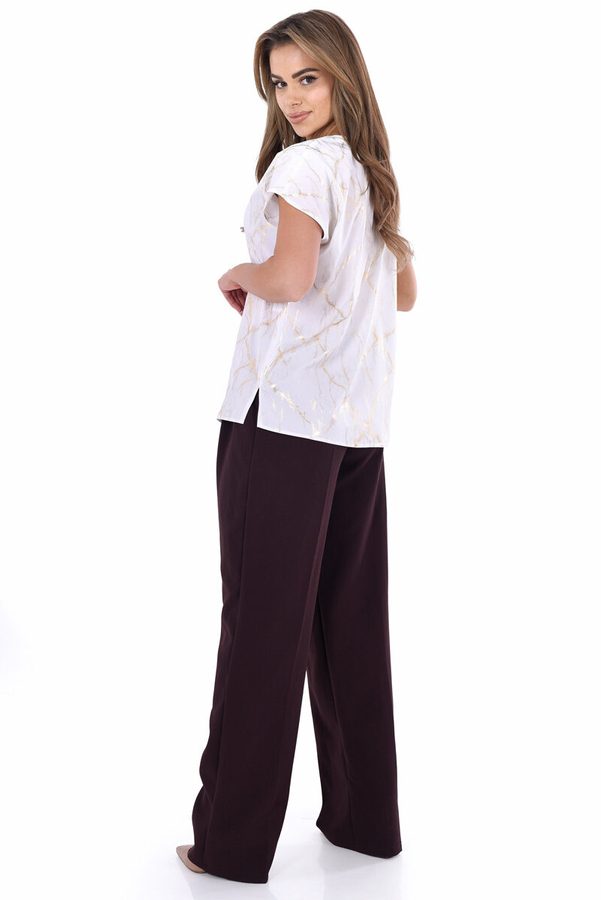 Bluzka FBZ873 EKRI złote pęknięcia