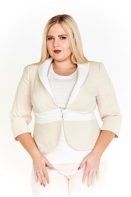 Żakiet FZA916 SZAMPAN + EKRI