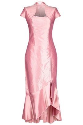 Sukienka FSU031 RÓŻOWY ŚREDNI