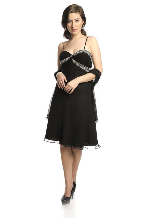 Suknia FSU705 CZARNY