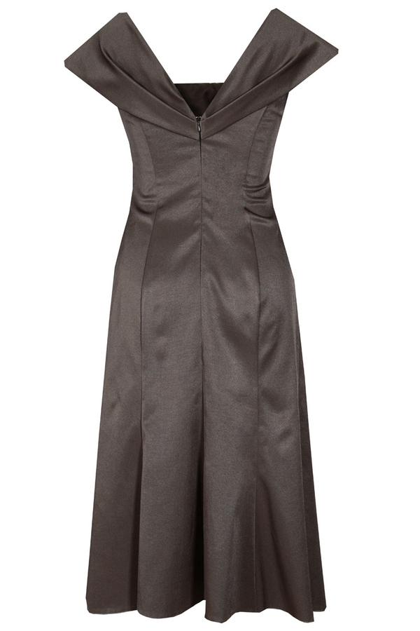 Sukienka FSU192 CZEKOLADOWY