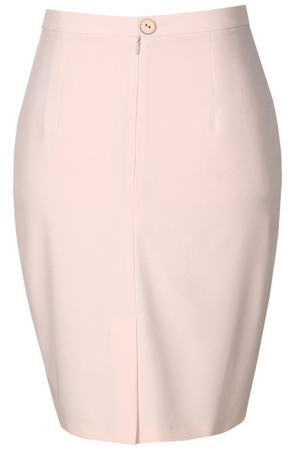 Spódnica FSP641 ŁOSOSIOWY JASNY