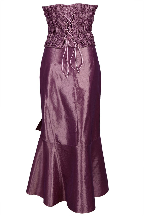 Sukienka FSU031 RÓŻOWY BRUDNY