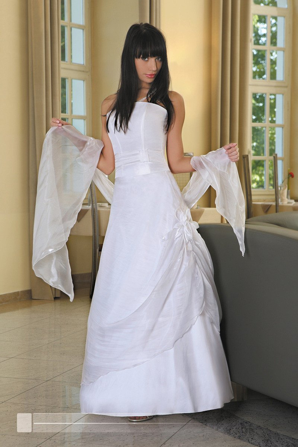 Sukienka FSU034 BIAŁY