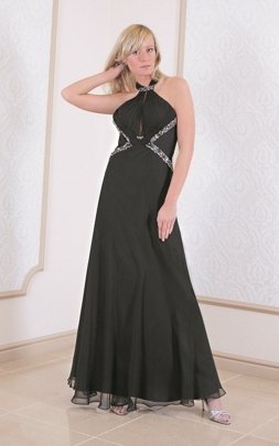 Suknia FSU720 CZARNY