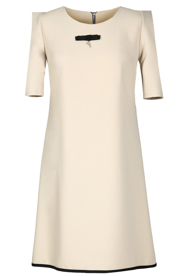 Sukienka FSU768  BEŻOWY