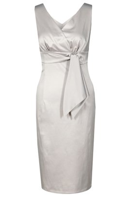 Sukienka FSU189 SZARY JASNY