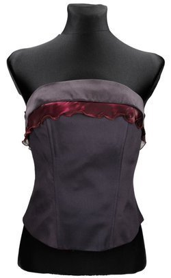 Gorset FGR006 ŚLIWKOWY CIEMNY