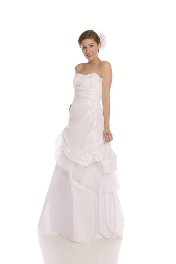 Suknia Ślubna FSS588 BIAŁY