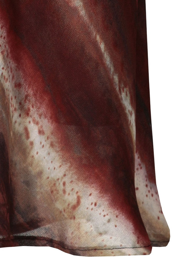 Spódnica FSP771  RUDY + BEŻOWY