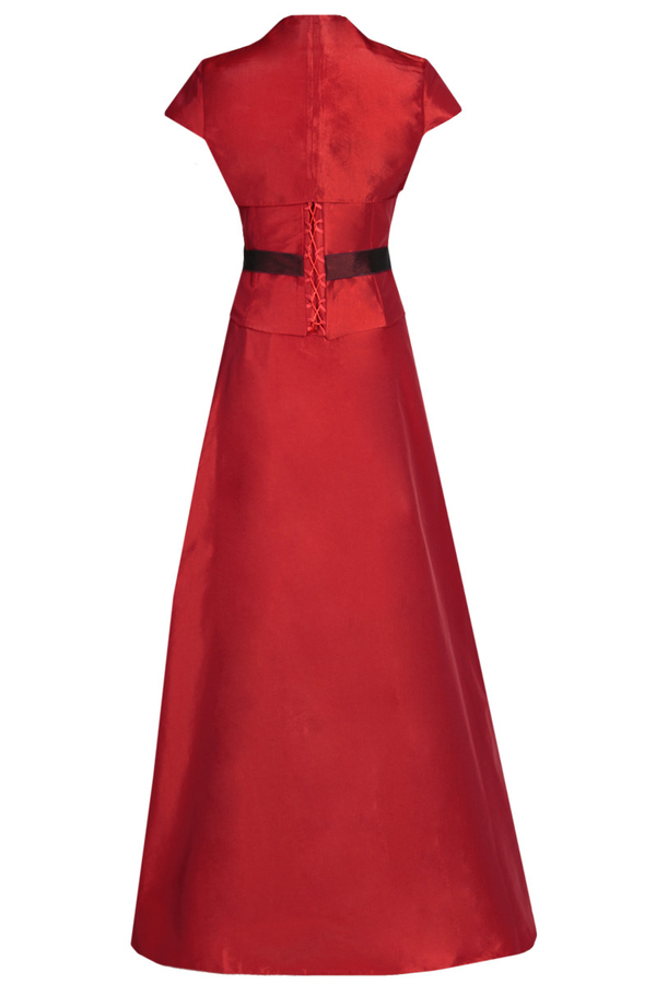 Sukienka FSU077 CZERWONY