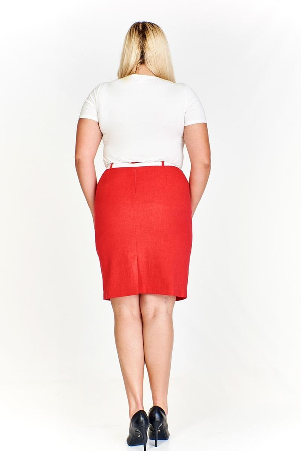 ELITE Spódnica  M2661 malinowy