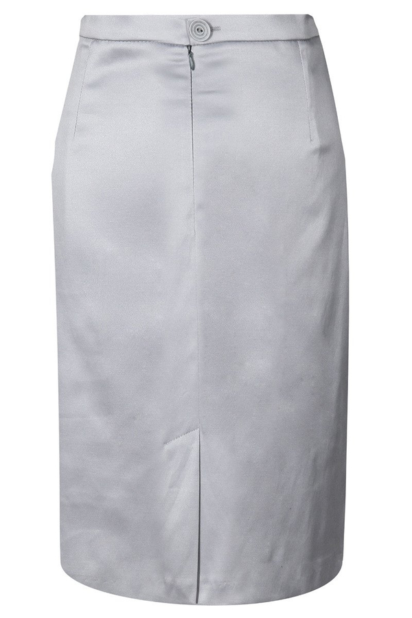 Spódnica FSP641 SZARY JASNY