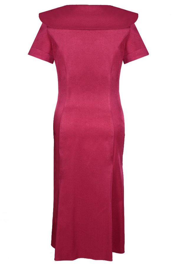 Sukienka FSU214 MALINOWY