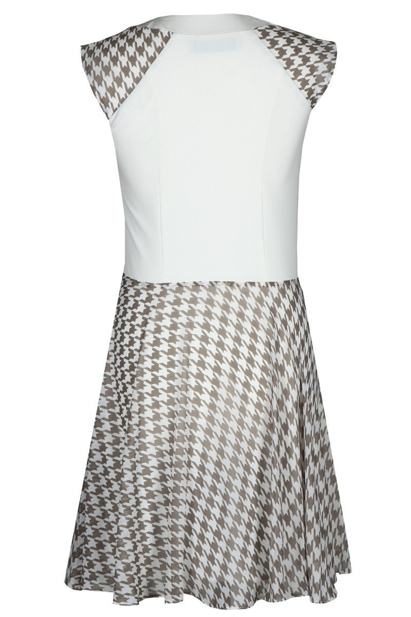 Sukienka FSU357 EKRI BEŻOWY