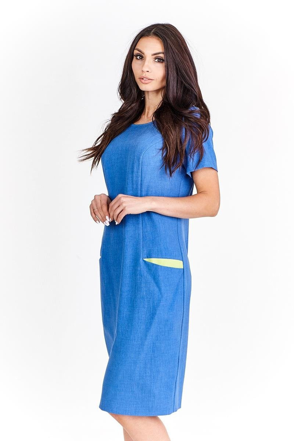 Sukienka FSU1012 JEANSOWY