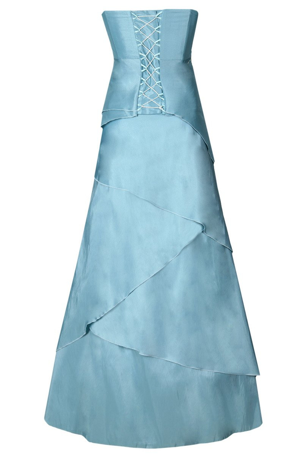 Sukienka FSU072 BŁEKITNY CIEMNY