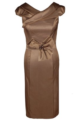 Sukienka FSU243 ZŁOTO STARE