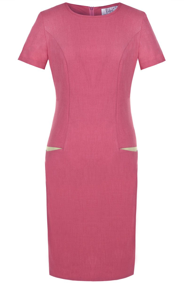 Sukienka FSU1012 MALINOWY