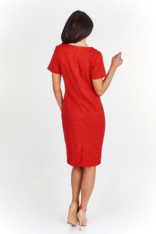 Sukienka FSU929  CZERWONY