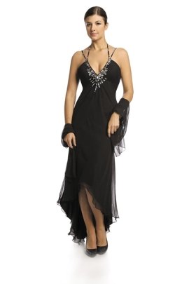 Suknia FSU719 CZARNY