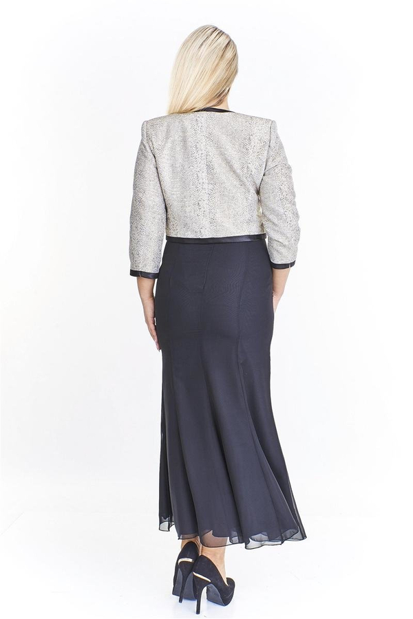 Krótki żakiet z połyskującym wzorem