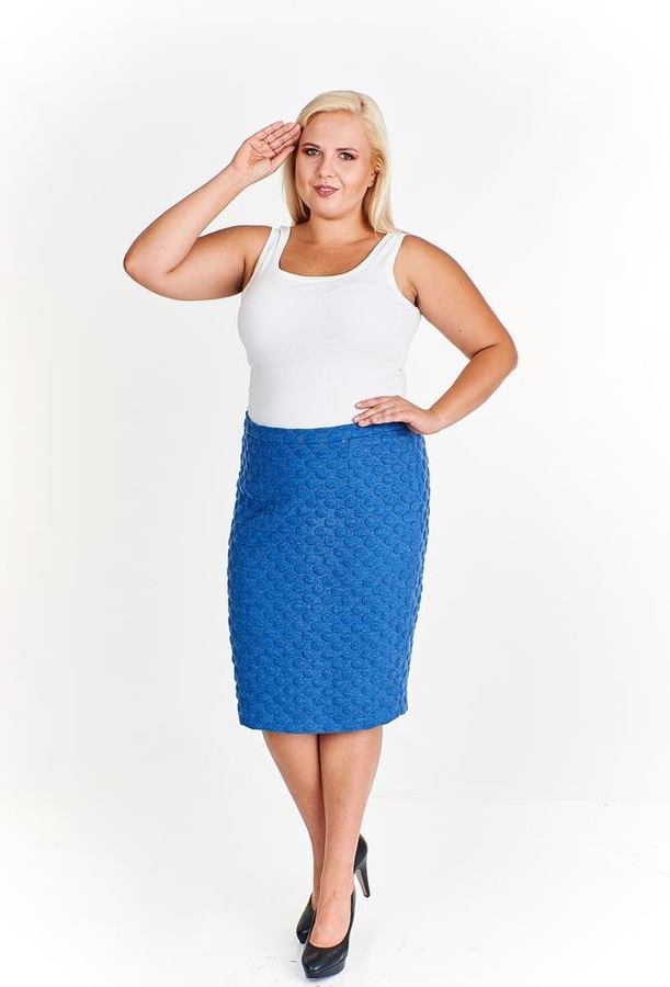 Spódnica FSP641 JEANSOWY bombelek