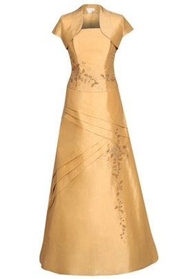 Sukienka FSU089 ZŁOTY