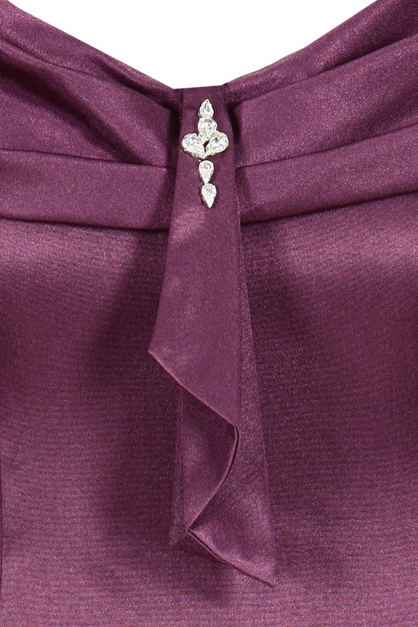 Sukienka FSU192 PURPUROWY